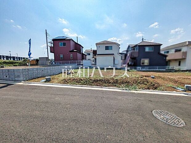 2号棟　接道状況および現場風景　【清瀬市中里4丁目】