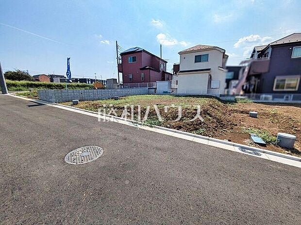 2号棟　接道状況および現場風景　【清瀬市中里4丁目】