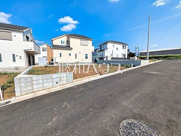 9号棟 接道状況および現場風景 【清瀬市中里4丁目】