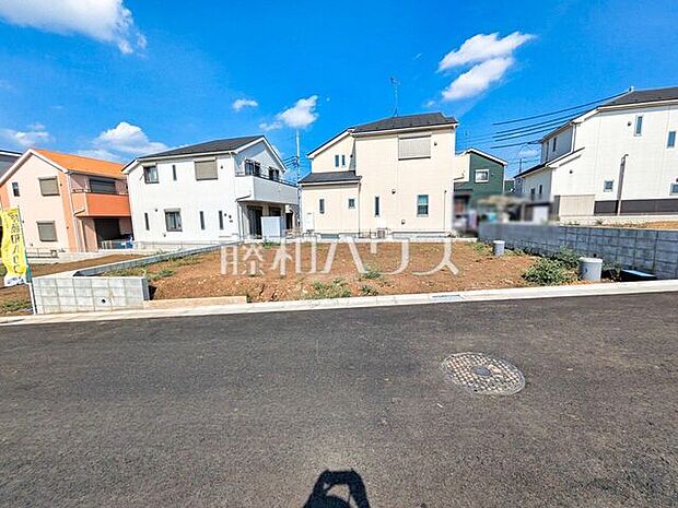 9号棟 接道状況および現場風景 【清瀬市中里4丁目】