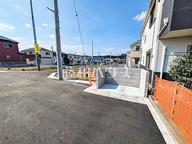 10号棟　接道状況および現場風景　【清瀬市中里4丁目】