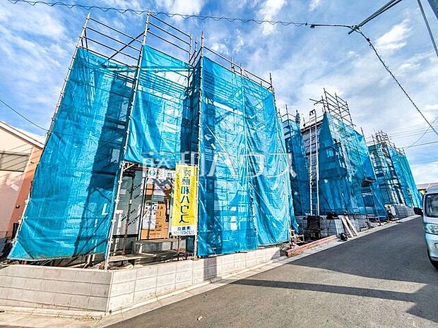 現場風景　【清瀬市中里4丁目】 建物のプレゼンをさせていただきますので、実際の完成イメージを思い描いていただくことができます。お気軽にお問合せ下さい。