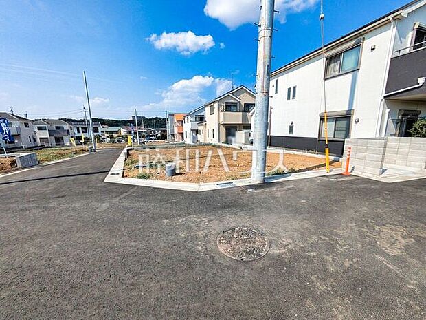 10号棟　接道状況および現場風景　【清瀬市中里4丁目】