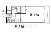 城陽市枇杷庄島ノ宮 4階建 築38年のイメージ