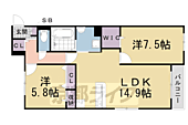 京田辺市三山木北垣内 3階建 築3年のイメージ