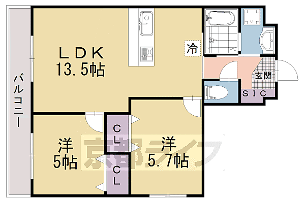 同じ建物の物件間取り写真 - ID:226064787524