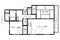 淀団地第一住宅2棟3階6.0万円