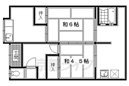 玉井（順）貸家 2Kの間取り