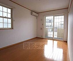 JR奈良線 長池駅 徒歩10分の賃貸アパート 1階2DKのリビング/ダイニング