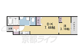 近鉄京都線 大久保駅 徒歩10分 3階/-