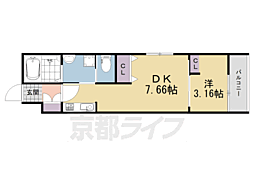 近鉄京都線 大久保駅 徒歩10分 3階/-