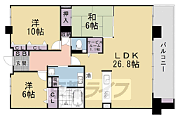 パデシオン山科夢ヶ丘 7階/714