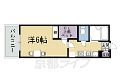 レオパレスプレミエエトワール 1Kの間取図画像
