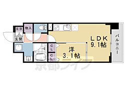 リシュドール梅小路 8階