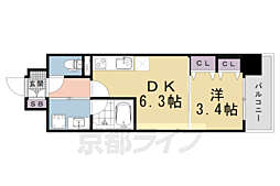 リシュドール梅小路 5階