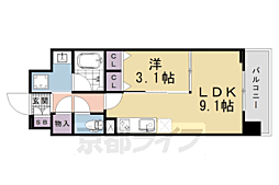 リシュドール梅小路 3階