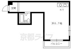 京福電気鉄道北野線 北野白梅町駅 徒歩23分 3階/-