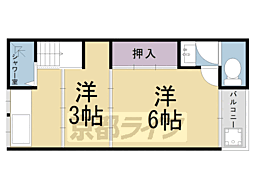 いずみ荘 2Kの間取図画像