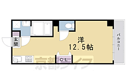 ハイツじょうもん1 ワンルームの間取図画像