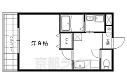 CotoGlance一乗寺駅前 1Kの間取図画像