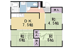ASADAマンション 3DKの間取図画像