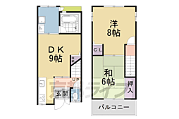 醍醐下山口町貸家