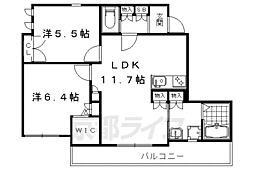 グランソレーユ太秦 2階