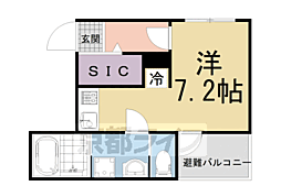ハーモニーテラス深草坊町II 2階