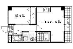 近鉄京都線 久津川駅 徒歩4分 3階/-