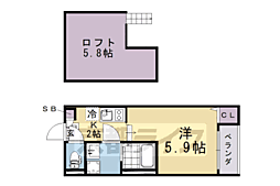 ハーモニーテラス深草佐野屋敷町 1階