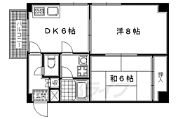 アメニティプラザ 2DKの間取図画像