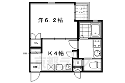 ウインドベル蘆刈山 1Kの間取図画像