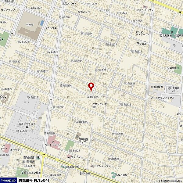 地図を拡大表示