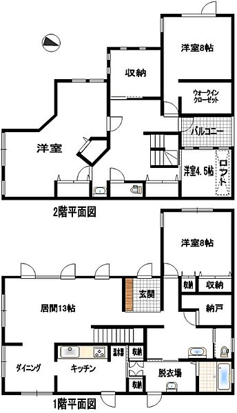 間取りを拡大表示