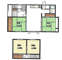 昭和町3丁目 南西角地1階2間