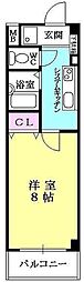 ロイヤル西宮 1Kの間取図画像
