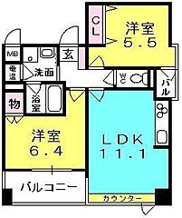 物件の間取り
