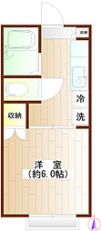 アネックスアン 1Kの間取図画像