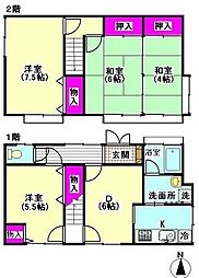 南蒲田3135戸建 4DKの間取り