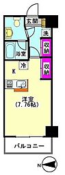 ラ・ステラ ワンルームの間取図画像