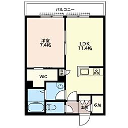間取図画像 1LDK