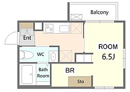 Rico en Sol 1Kの間取図画像