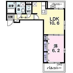 間取図画像 1LDK