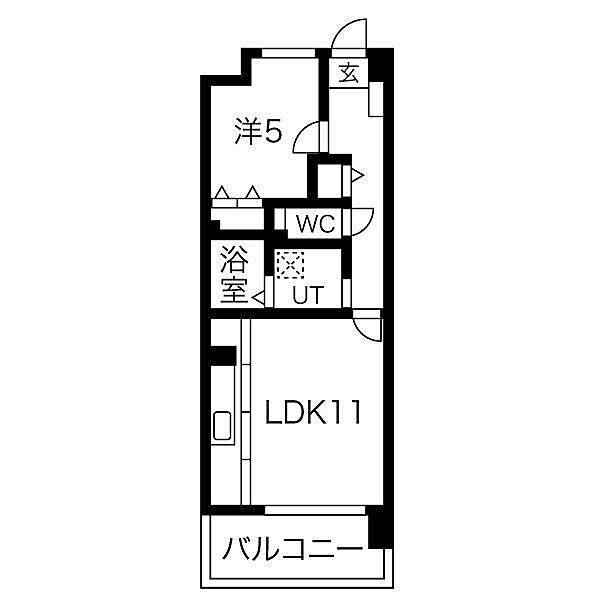 THE　MUSE栗山 505｜兵庫県姫路市栗山町(賃貸マンション1LDK・5階・42.10㎡)の写真 その2