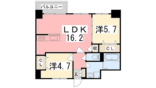 同じ建物の物件間取り写真 - ID:228049965494