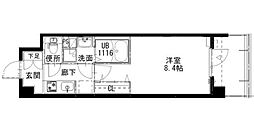 アルティザ姫路 1Kの間取図画像