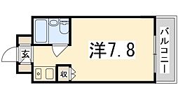 グリーンハイツ梅ケ谷 1Kの間取図画像