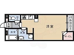 JR東海道・山陽本線 高槻駅 バス24分 南平台西口下車 徒歩4分の賃貸アパート 2階1Kの間取り