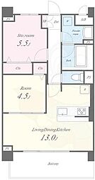 パトリアグランデ 1SLDKの間取図画像