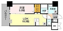 阪急京都本線 茨木市駅 徒歩7分の賃貸マンション 3階1LDKの間取り